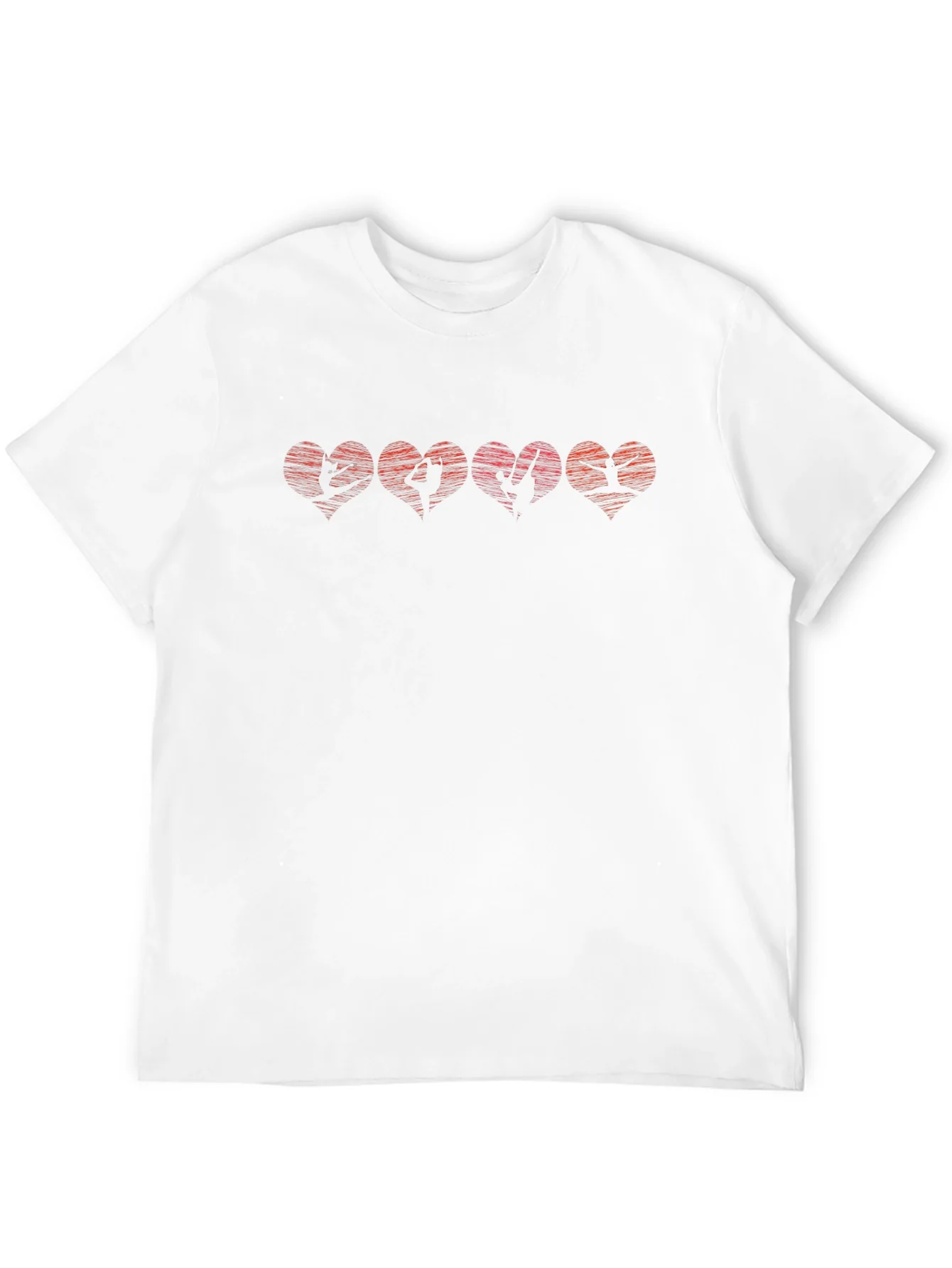 Heartbreak Hearts Graphic Tee - Black T-Shirt