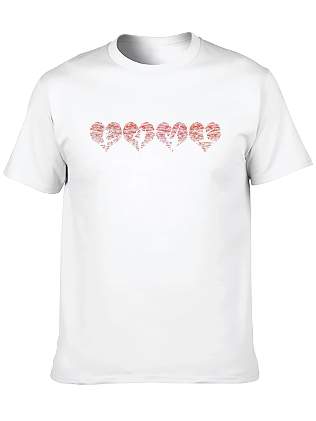 Heartbreak Hearts Graphic Tee - Black T-Shirt