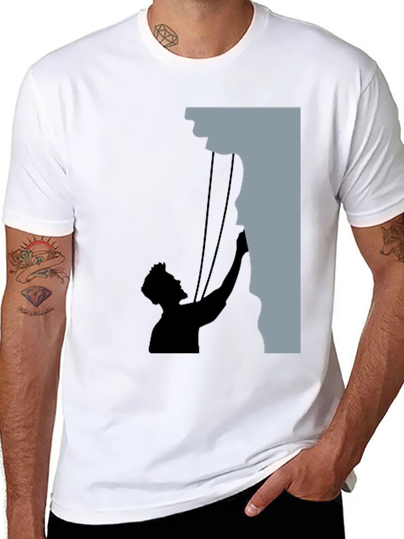 Climbing Silhouette Graphic Tee