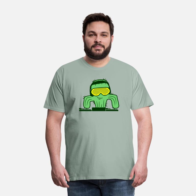 Cactus DJ Plant Sunglasses Headphone Music Party