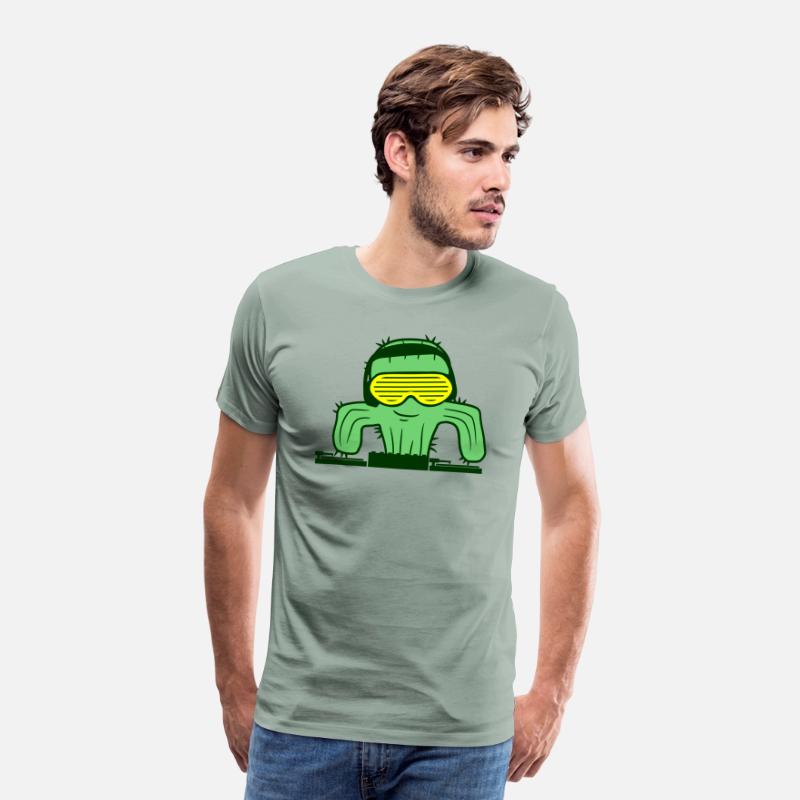 Cactus DJ Plant Sunglasses Headphone Music Party