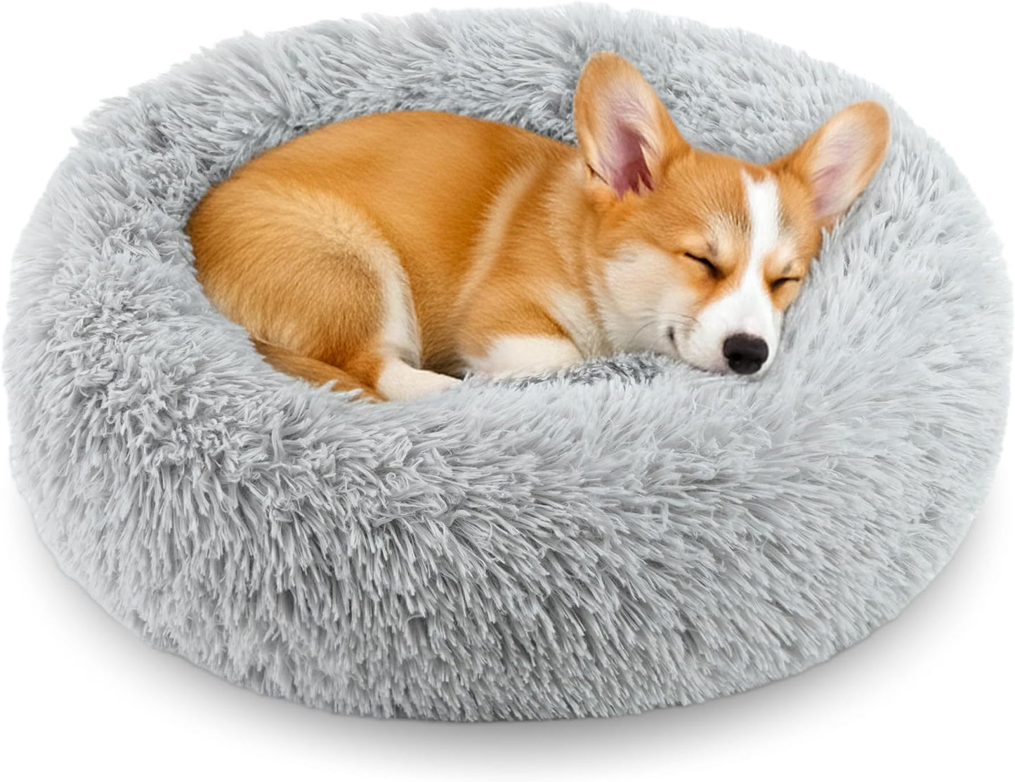 Calming Donut Dog and Cat Bed for Indoor Cats, Ant - Premium Quality