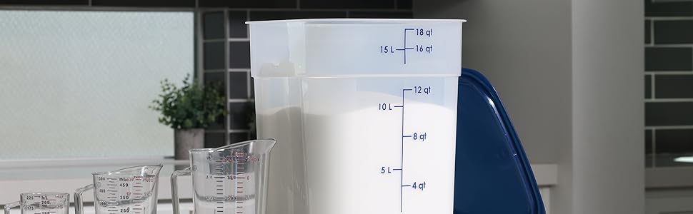 Cambro FreshPro 12 Quart (QT) Food Storage Contain - Premium Quality
