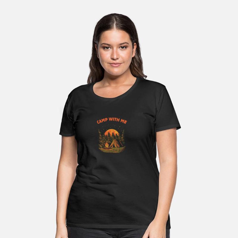 Camp with Me Camping Couples Camper Lovers Nature