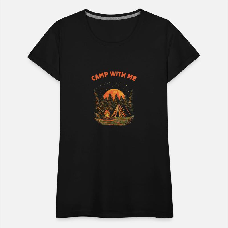 Camp with Me Camping Couples Camper Lovers Nature