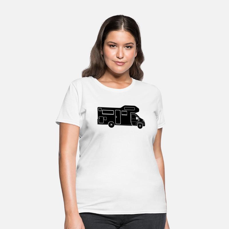 Camper Outline Customizable Travel