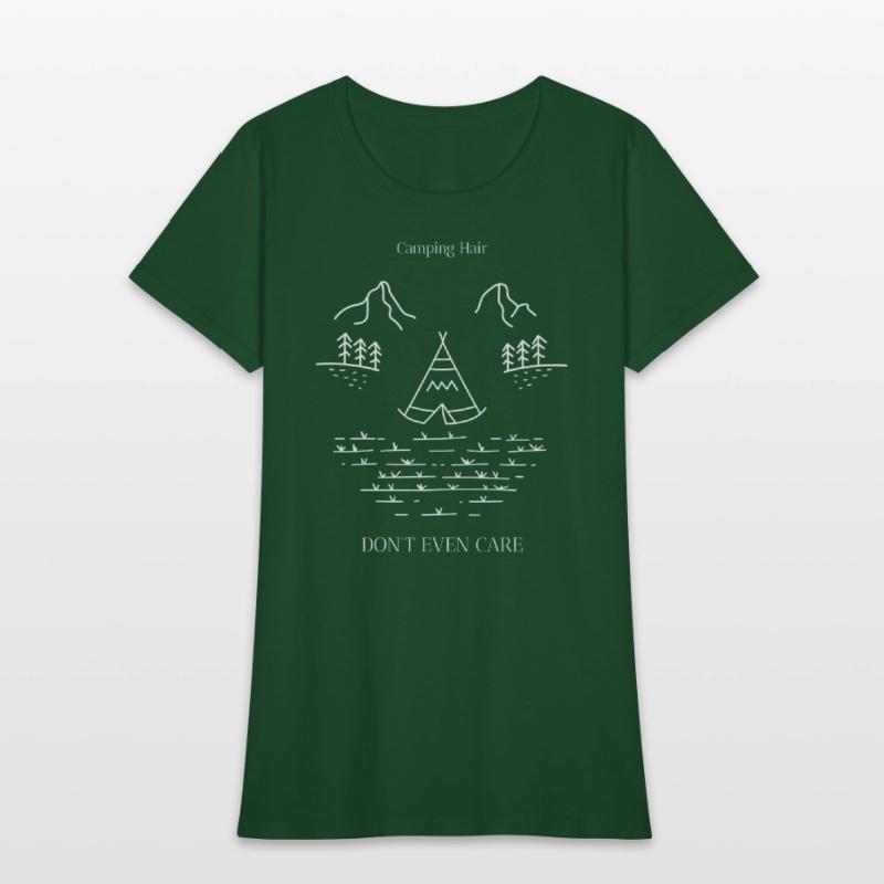 Camping Hair Don't Even Care - Women's camping