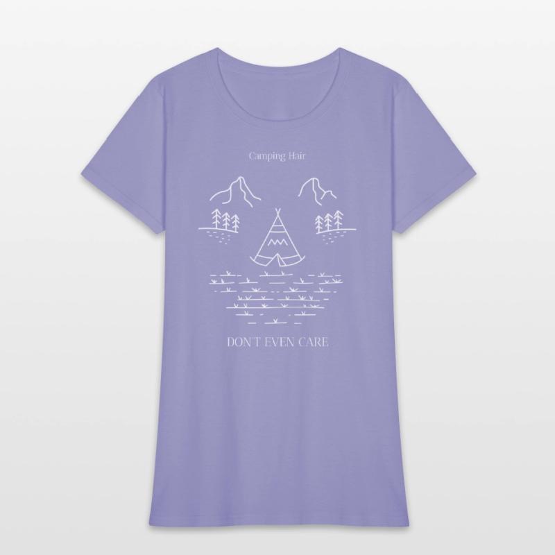 Camping Hair Don't Even Care - Women's camping