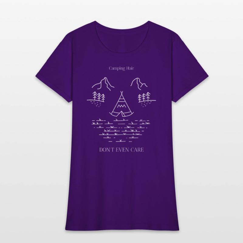 Camping Hair Don't Even Care - Women's camping