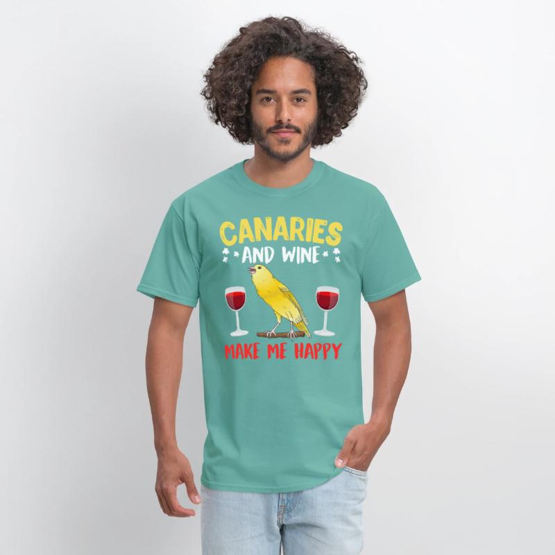 Canaries and Wine make me Cheerful