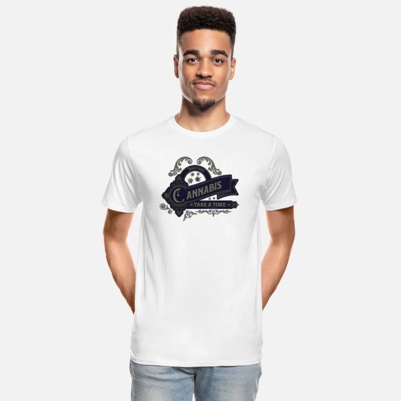 Cannabis Take a Toke - Funny Graphic T Shirt
