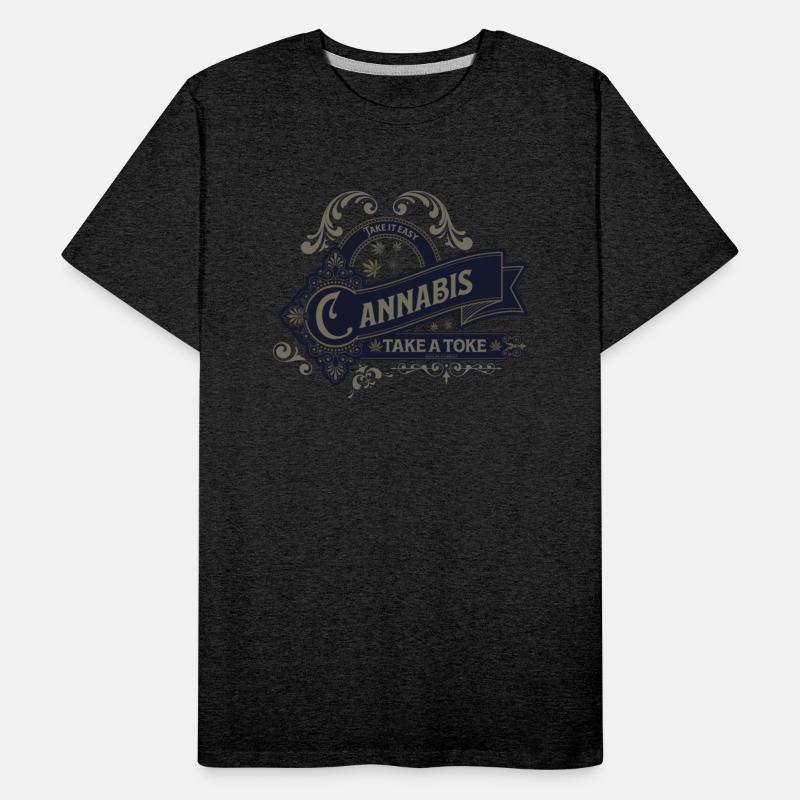 Cannabis Take a Toke - Funny Graphic T Shirt