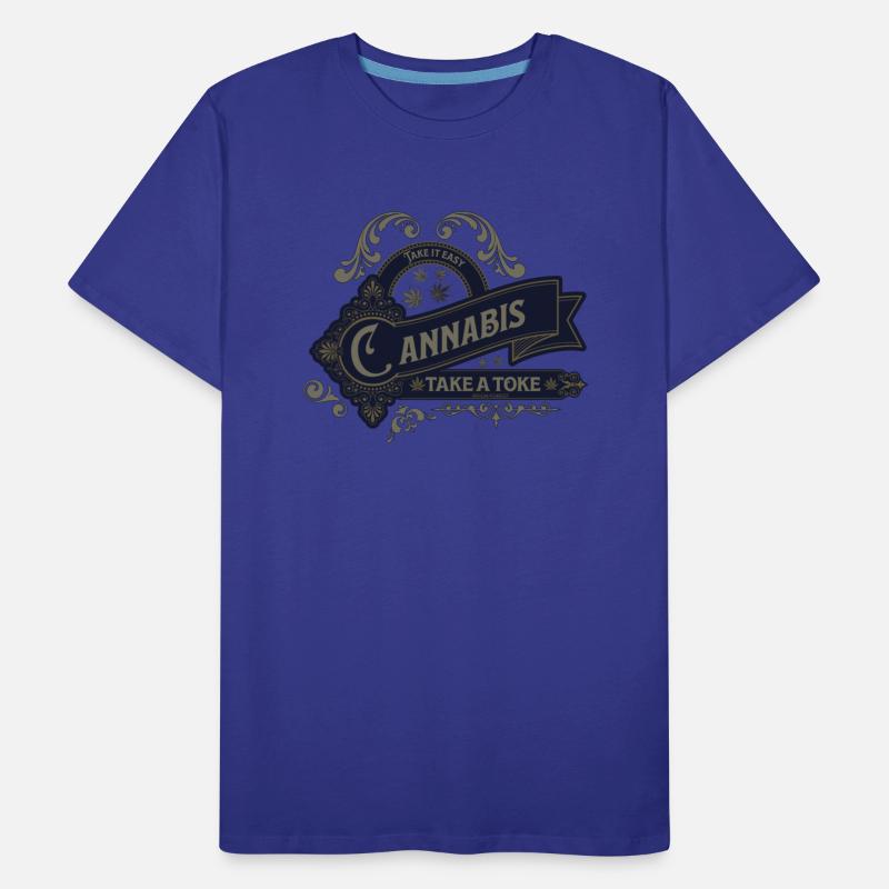 Cannabis Take a Toke - Funny Graphic T Shirt