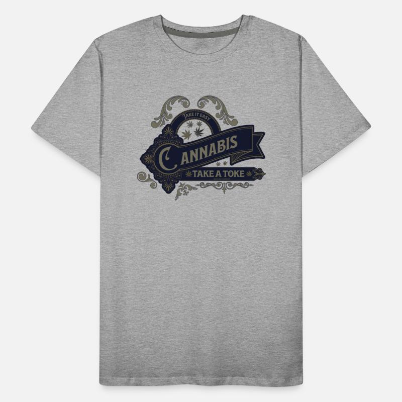 Cannabis Take a Toke - Funny Graphic T Shirt