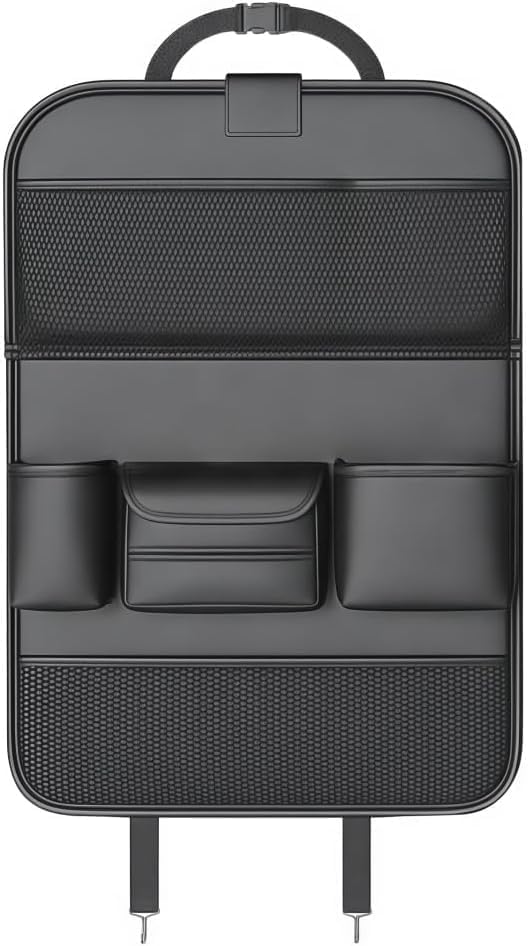 Car Backseat Storage Seat Back Organizer, Mesh Poc - Premium Quality