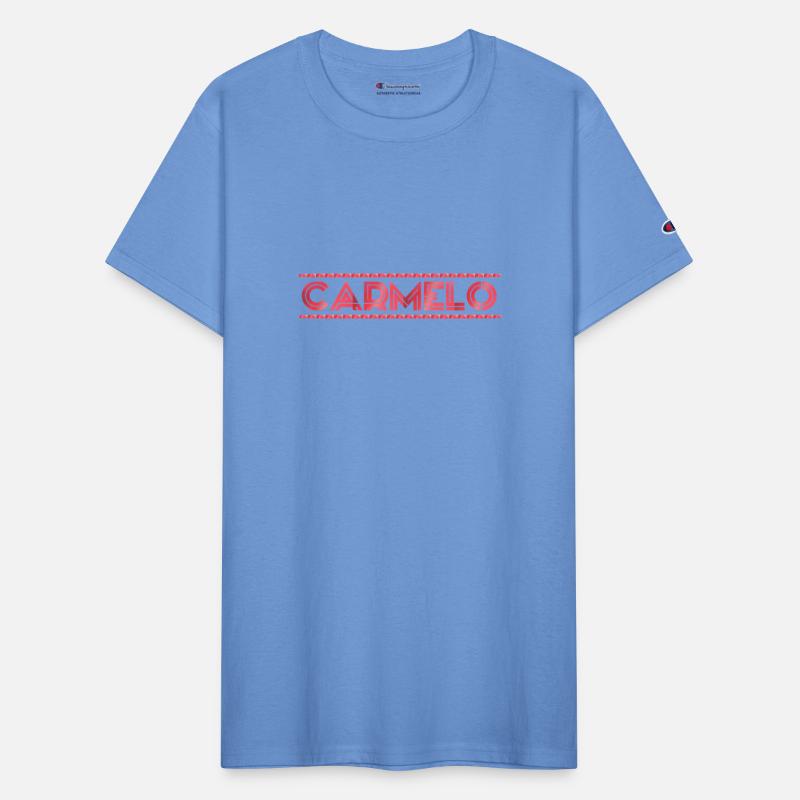 Carmelo red text