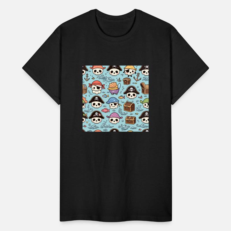 Cartoon Pirate Adventure Pattern"