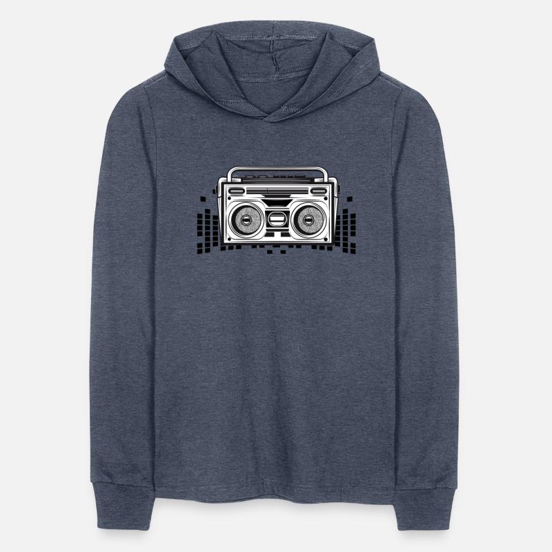 Cassette recorder in an 80s stencil look