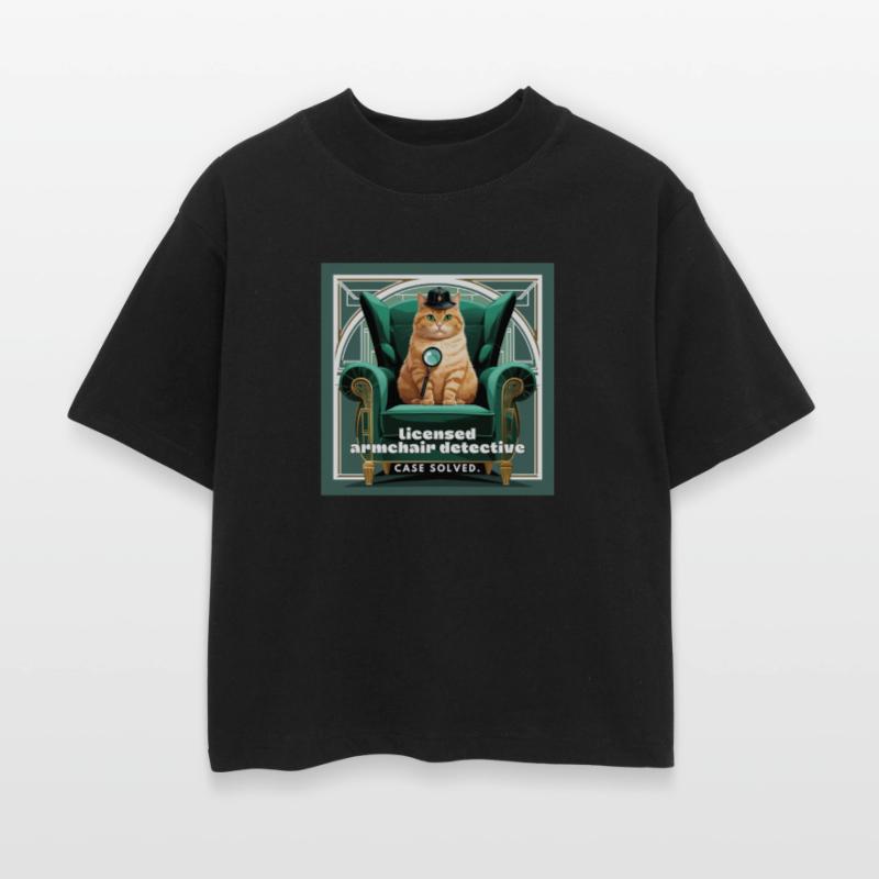 Cat Armchair Detective - Gift for True Crime Fans