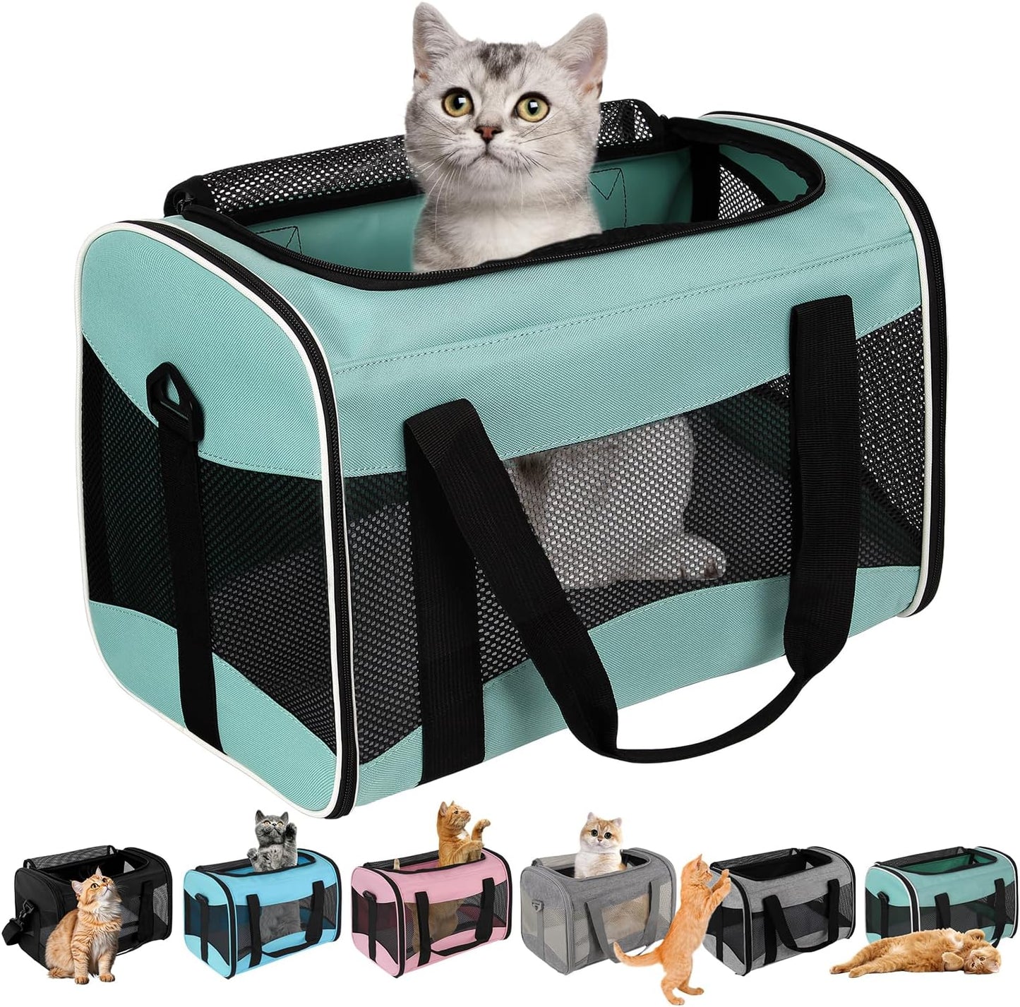 Cat Dog Carriers Soft-Sided Pet Carrier Large Cats - Latest Style