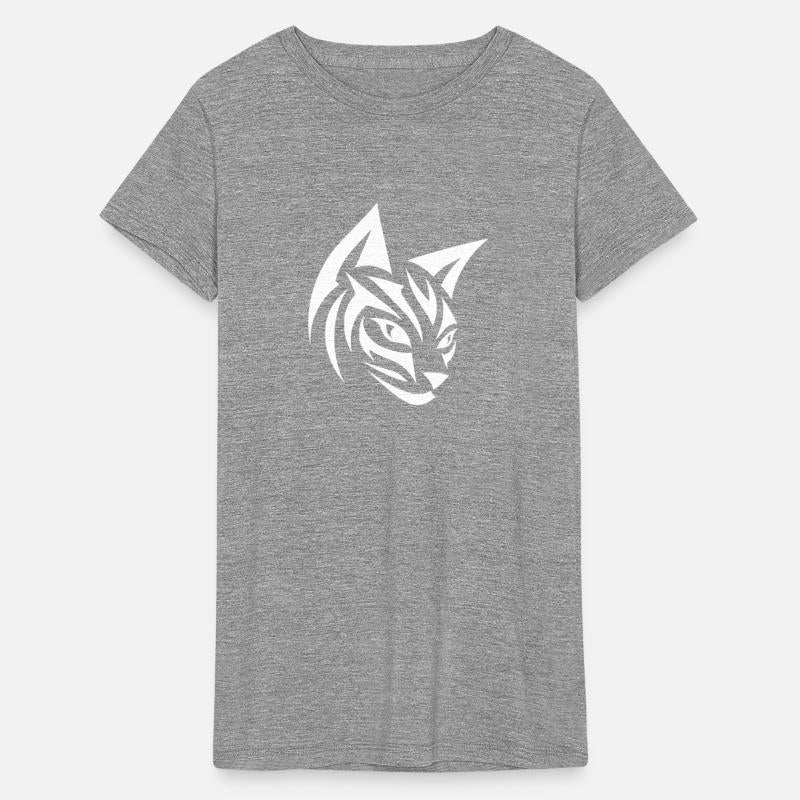 Cat Head In Graphic Tribal Tattoo Design