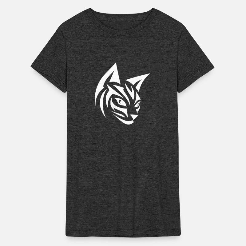Cat Head In Graphic Tribal Tattoo Design