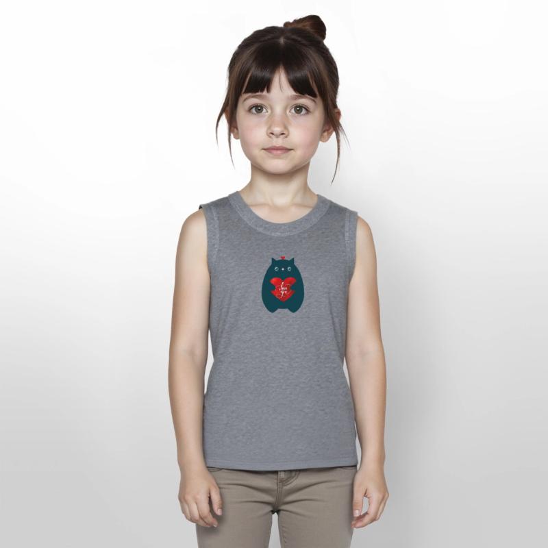 Cat In Love-I Love You-Cute Kitten Valentine Day