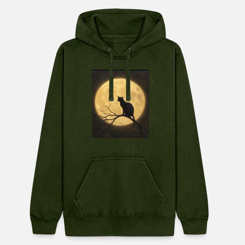 Cat in the moon! Helloween-Shirts for all! Cult!