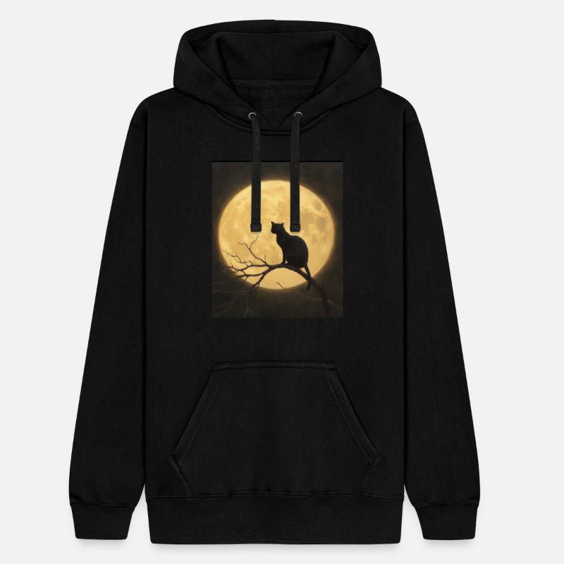Cat in the moon! Helloween-Shirts for all! Cult!