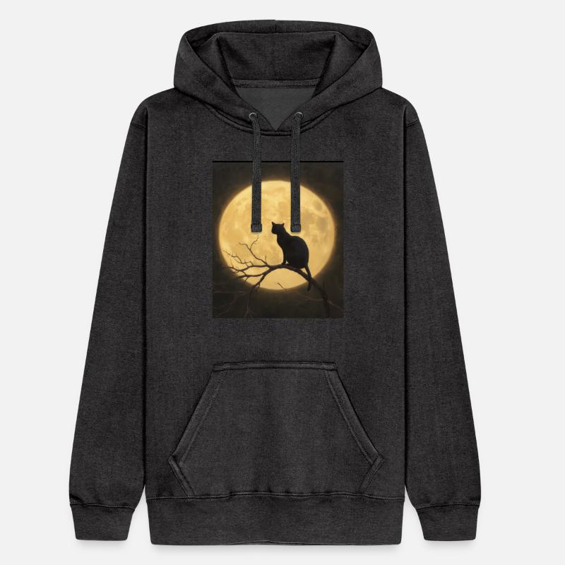 Cat in the moon! Helloween-Shirts for all! Cult!