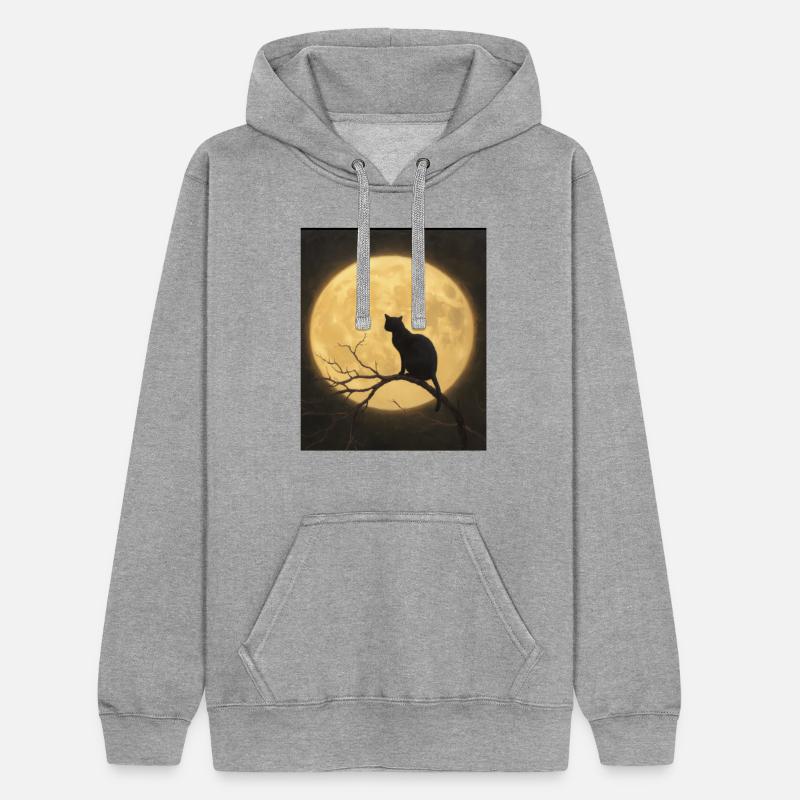 Cat in the moon! Helloween-Shirts for all! Cult!