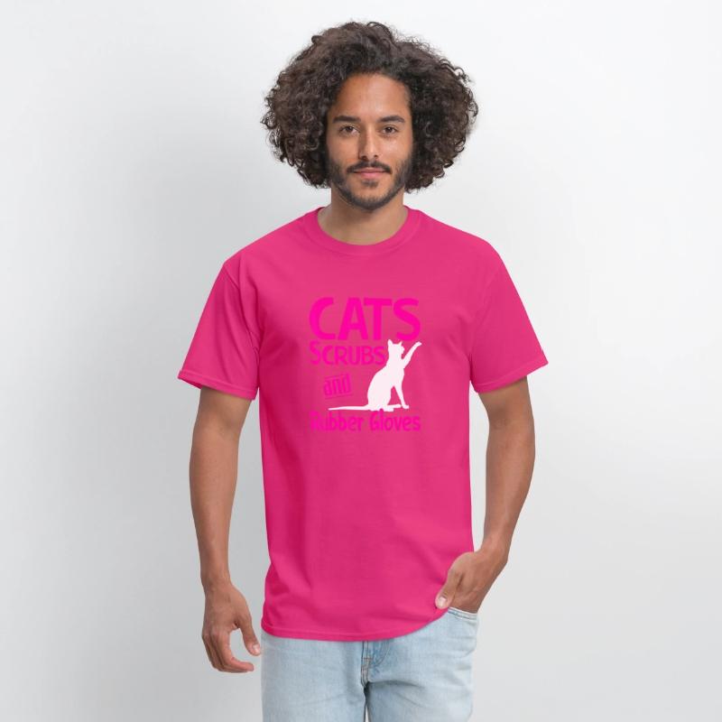 Cats Scrubs And Rubber Gloves Medical Care