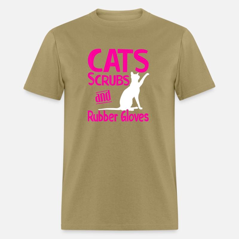 Cats Scrubs And Rubber Gloves Medical Care