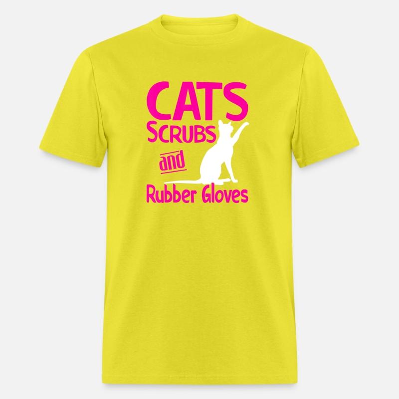 Cats Scrubs And Rubber Gloves Medical Care