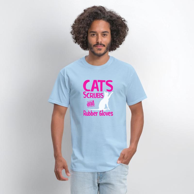 Cats Scrubs And Rubber Gloves Medical Care