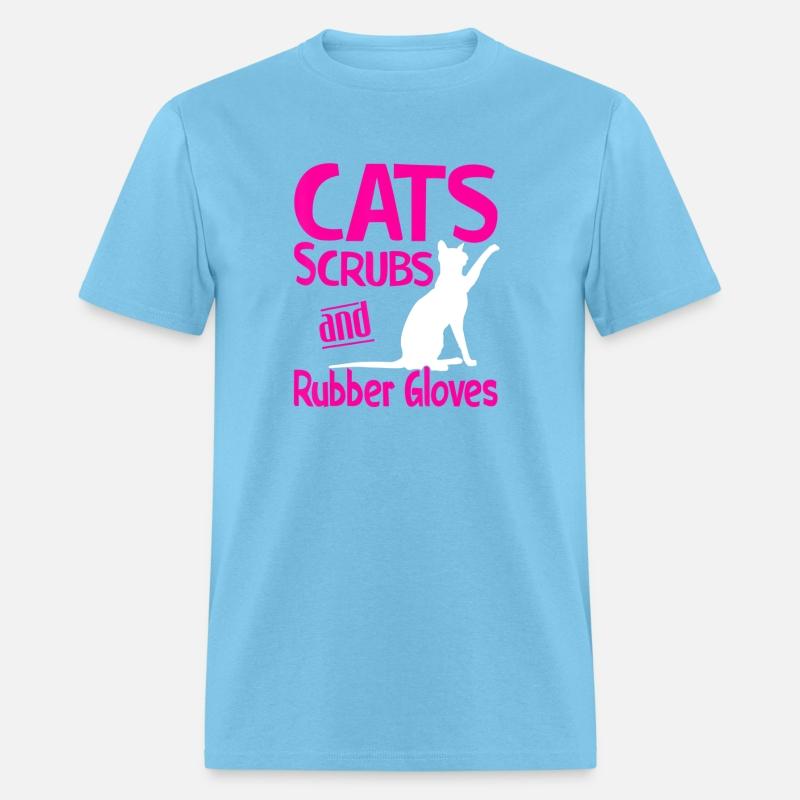 Cats Scrubs And Rubber Gloves Medical Care