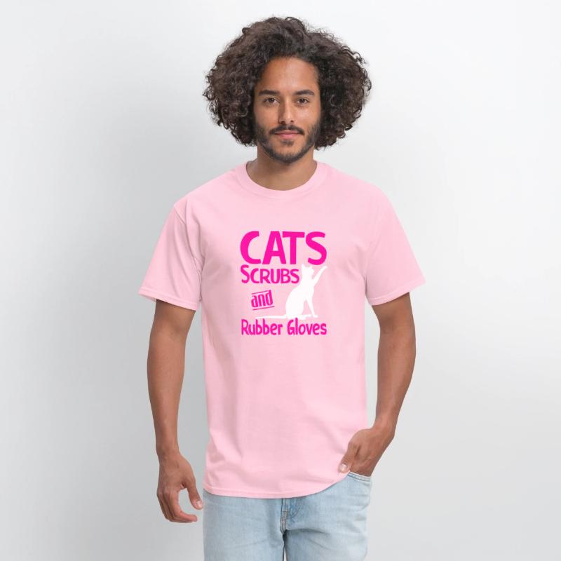 Cats Scrubs And Rubber Gloves Medical Care