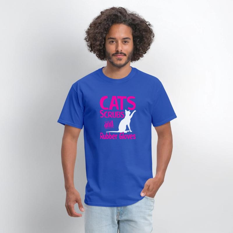 Cats Scrubs And Rubber Gloves Medical Care