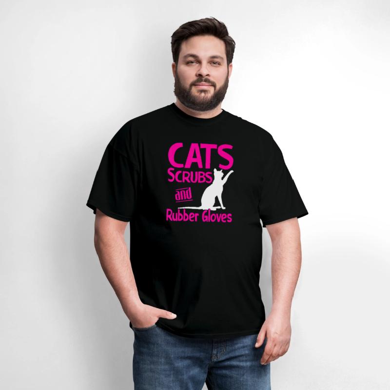 Cats Scrubs And Rubber Gloves Medical Care
