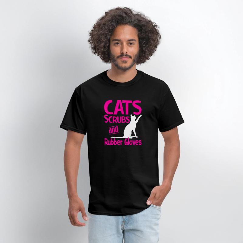 Cats Scrubs And Rubber Gloves Medical Care
