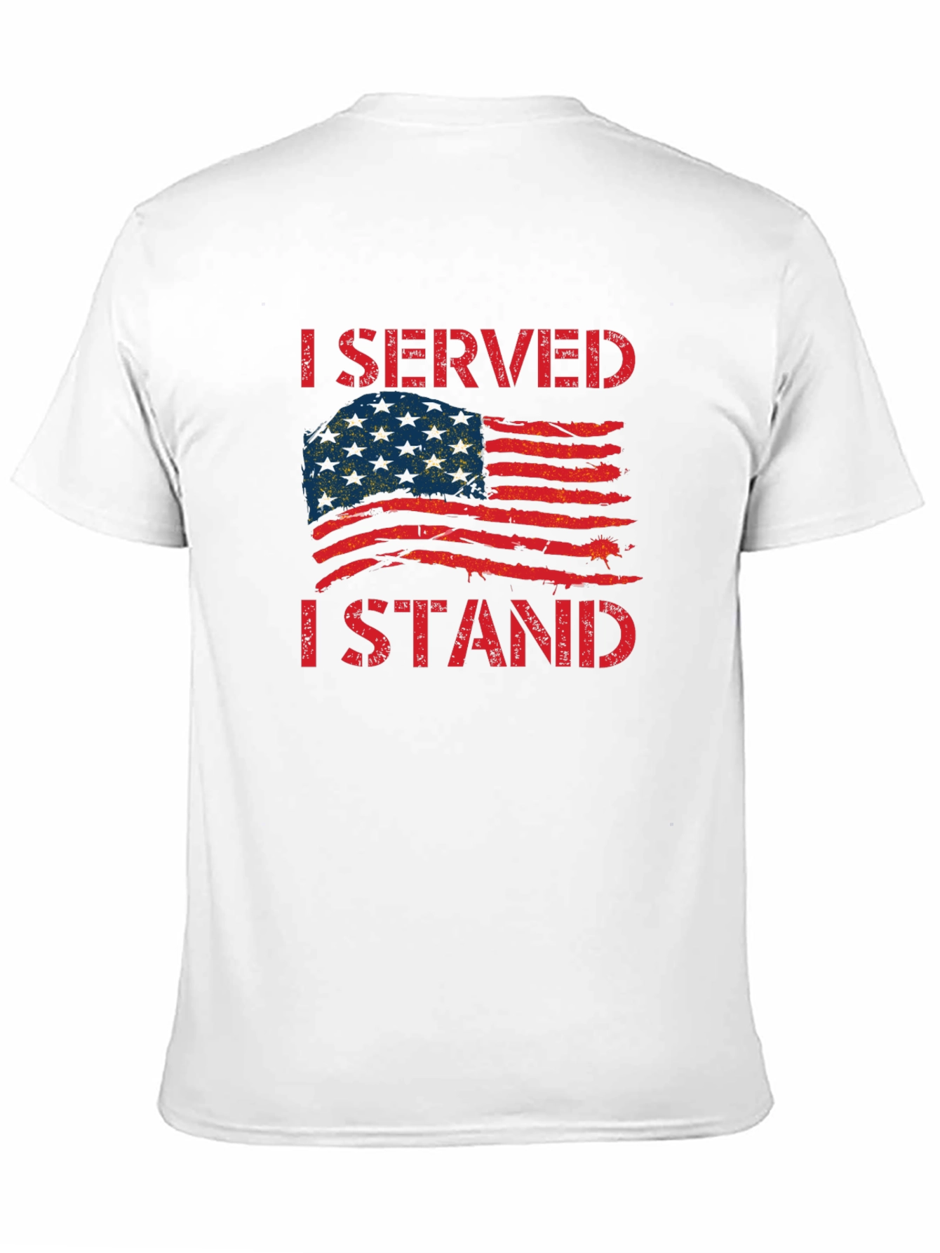 I Served I Stand Patriotic Graphic Tee