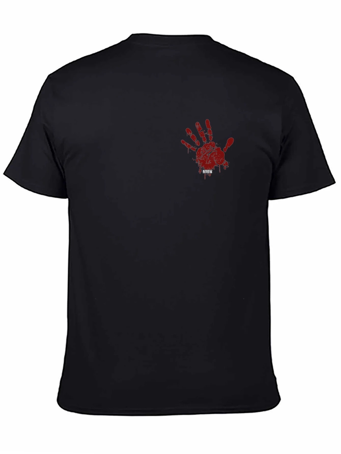 MMIW Bloody Hand Print Graphic Tee - Black
