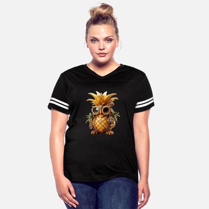 charming style kawaii cute pineapple 3D steampunk