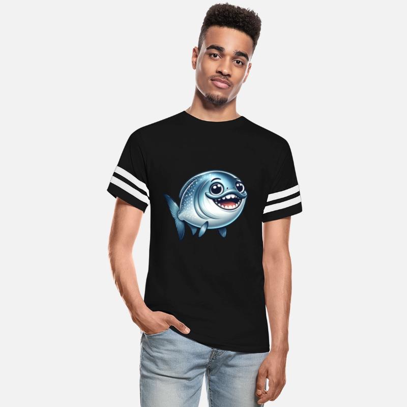 Cheerful Whale Cartoon