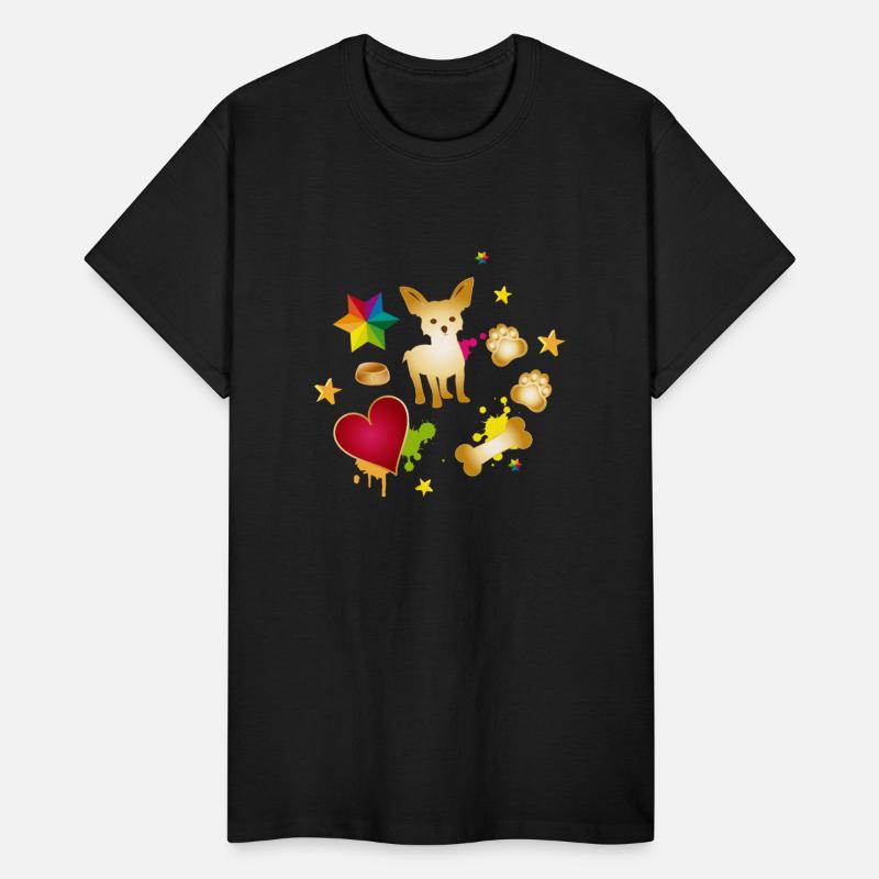 Chihuahua with colorful dog accessories