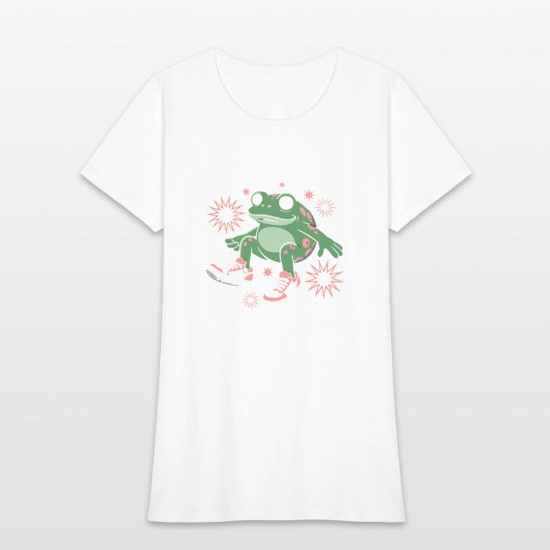 Chill Frog Embracing the Chaos