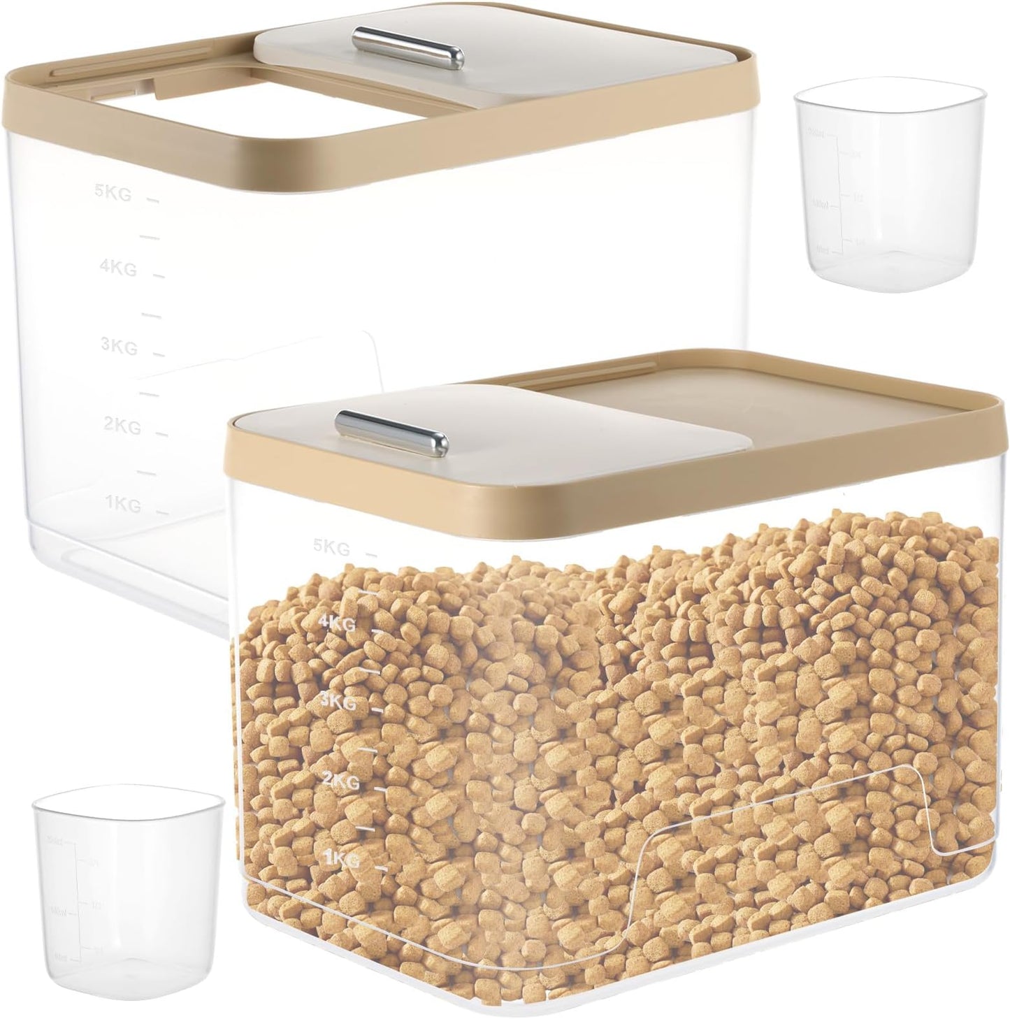 CIEOVO 2 Pack Airtight Dog Food Storage Container, - Best Seller