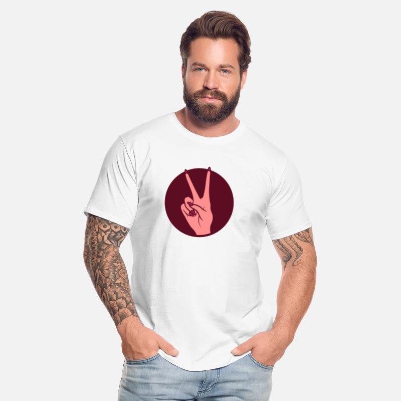 circle victory hand sign