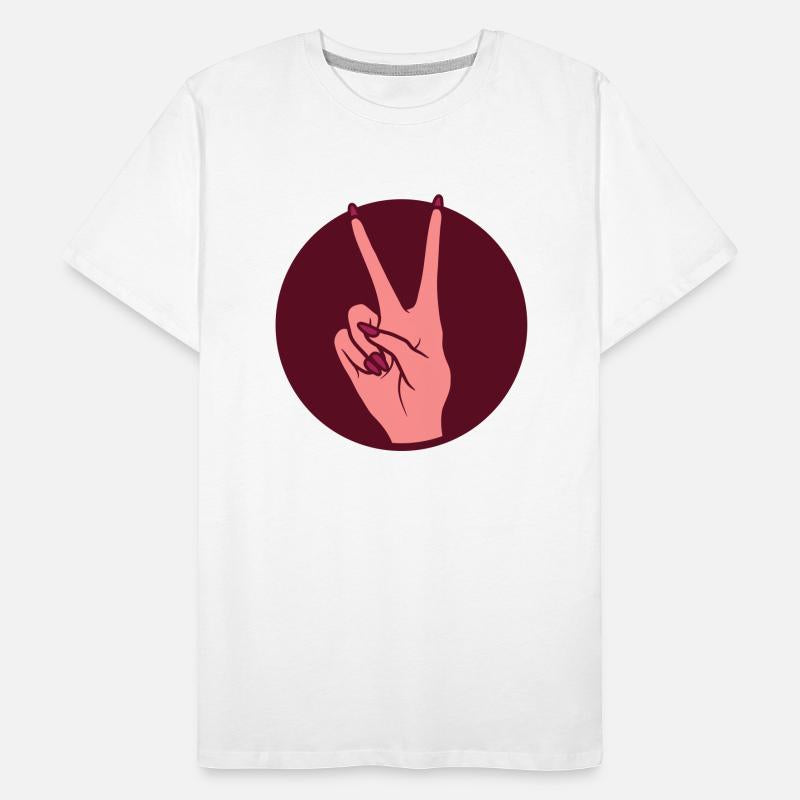 circle victory hand sign