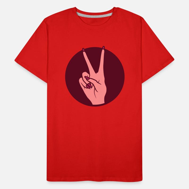 circle victory hand sign